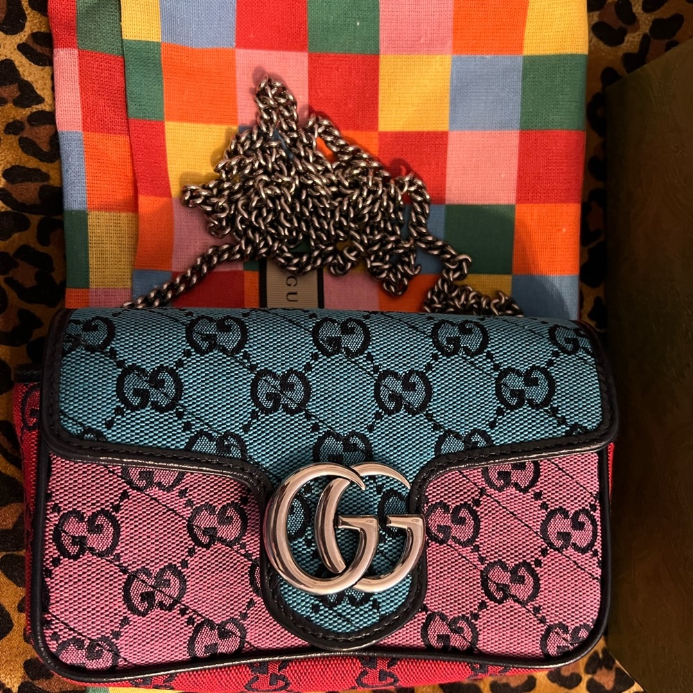 Rare Gucci Super mini multicolor. Cannot he purchased in stores.